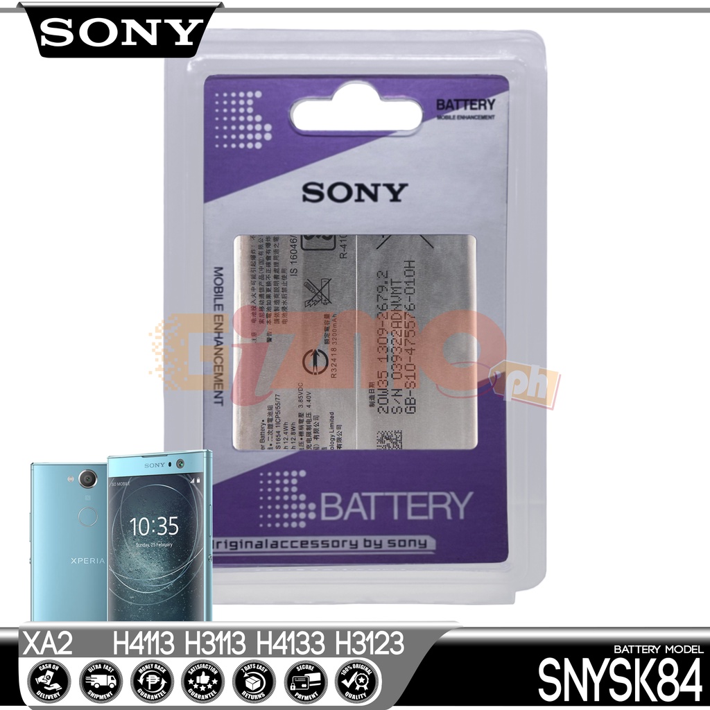 Sony Xperia Xa H H Model Snysk Battery Original Equipment