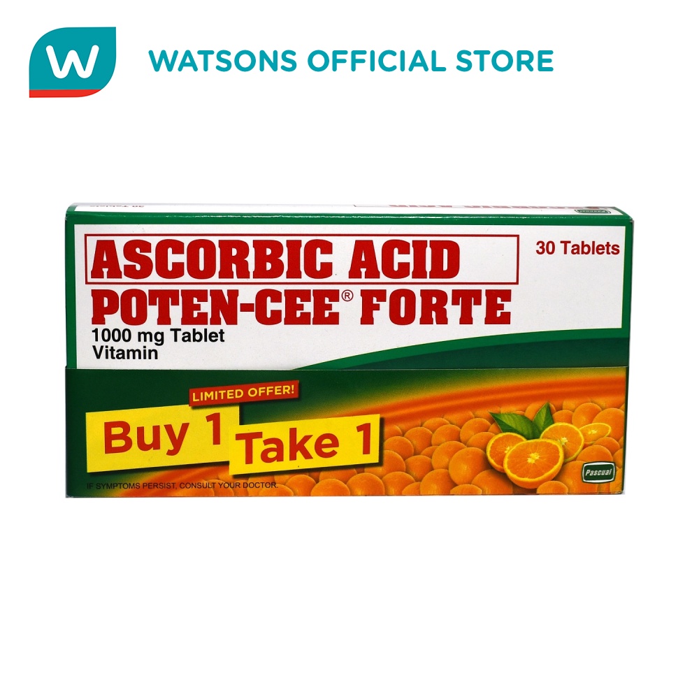 Potencee Forte Mg Tablets X Ascorbic Acid Shopee Philippines