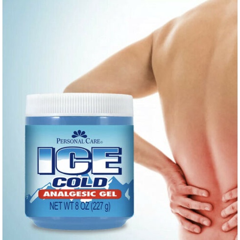 Personal Care Ice Cold Analgesic Gel Pain Reliever 8 Oz Shopee