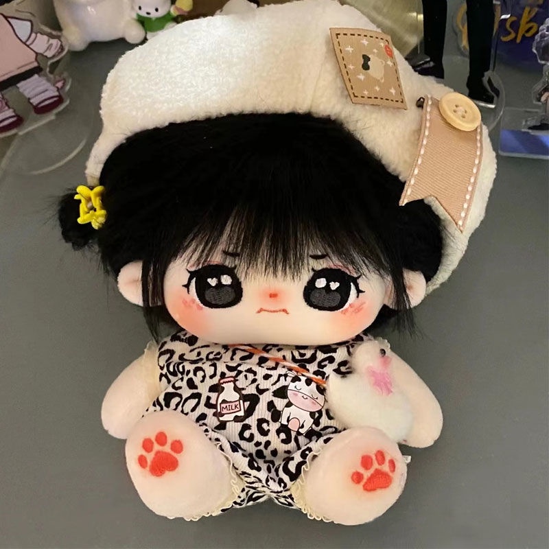 Crying Cm Centimeter Cotton Doll Black Direct Fried Hair Nude Doll