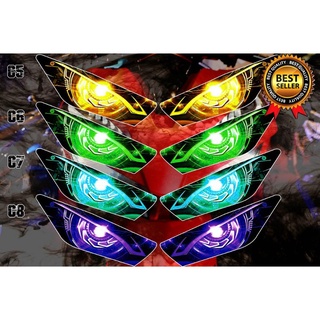 Winker Eye Transparent Sticker For Honda Click I I V V Game