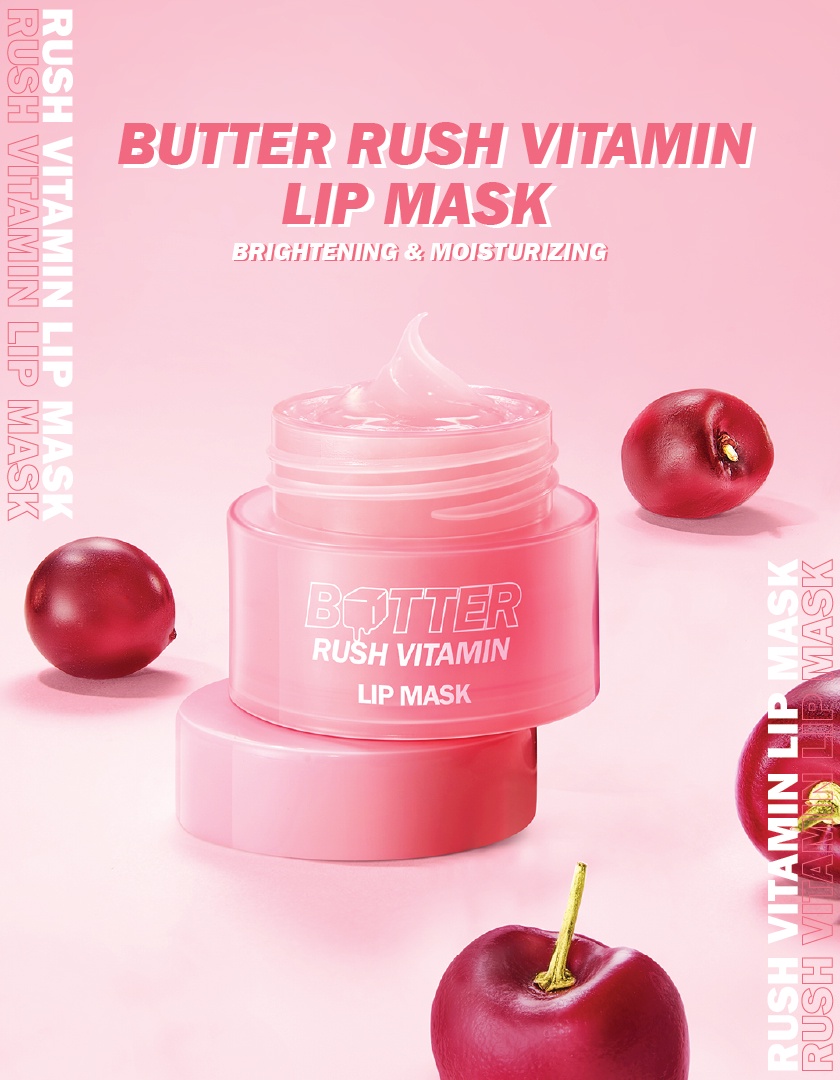 BNB Barenbliss Butter Rush Vitamin Lip Mask Cute Moisturizer Lip Balm Therapy Tinted Care