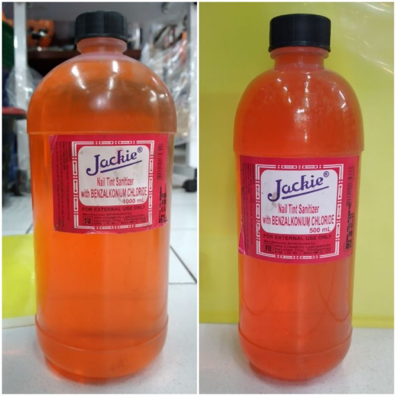 Jackie Nail Tint Sanitizer W Benzalkonium Chloride Shopee Philippines