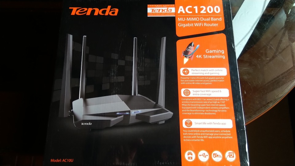 Tenda Ac U Router Ac Smart Dual Band Gigabit Wifi Router Shopee