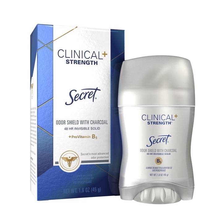 Secret Clinical Strength Invisible Solid Antiperspirant Deodorant Odor