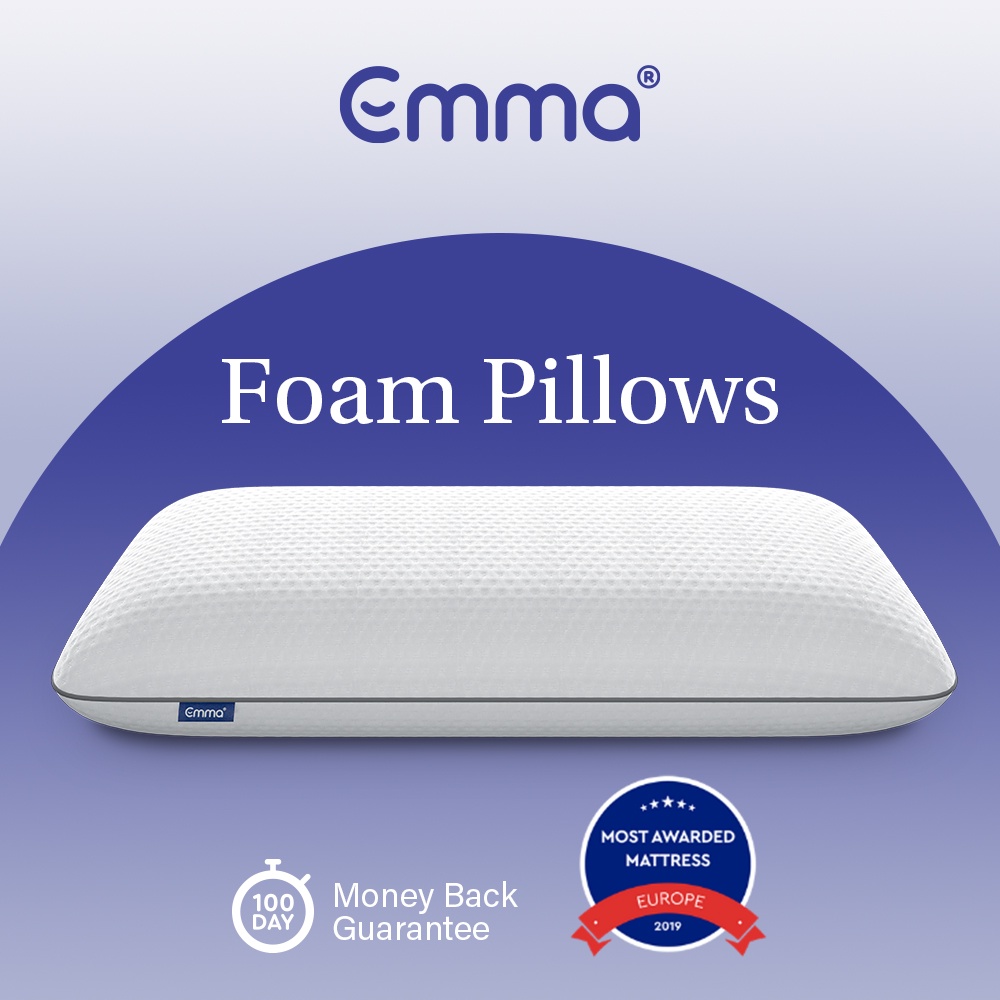 Emma Memory Foam Pillow Ergonomic Hypoallergenic Washable Emma