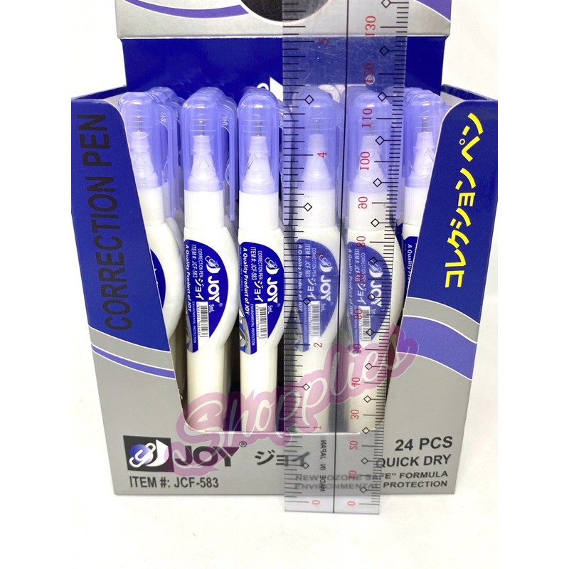 JOY JCF 583 5 Ml Correction Pen Small Size 24s Shopee Philippines