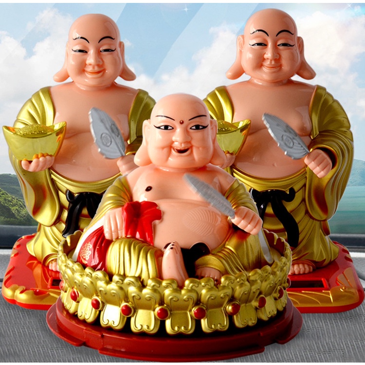 Fengshui Lucky Charm Decor Laughing Buddha Statue For Lucky Happiness