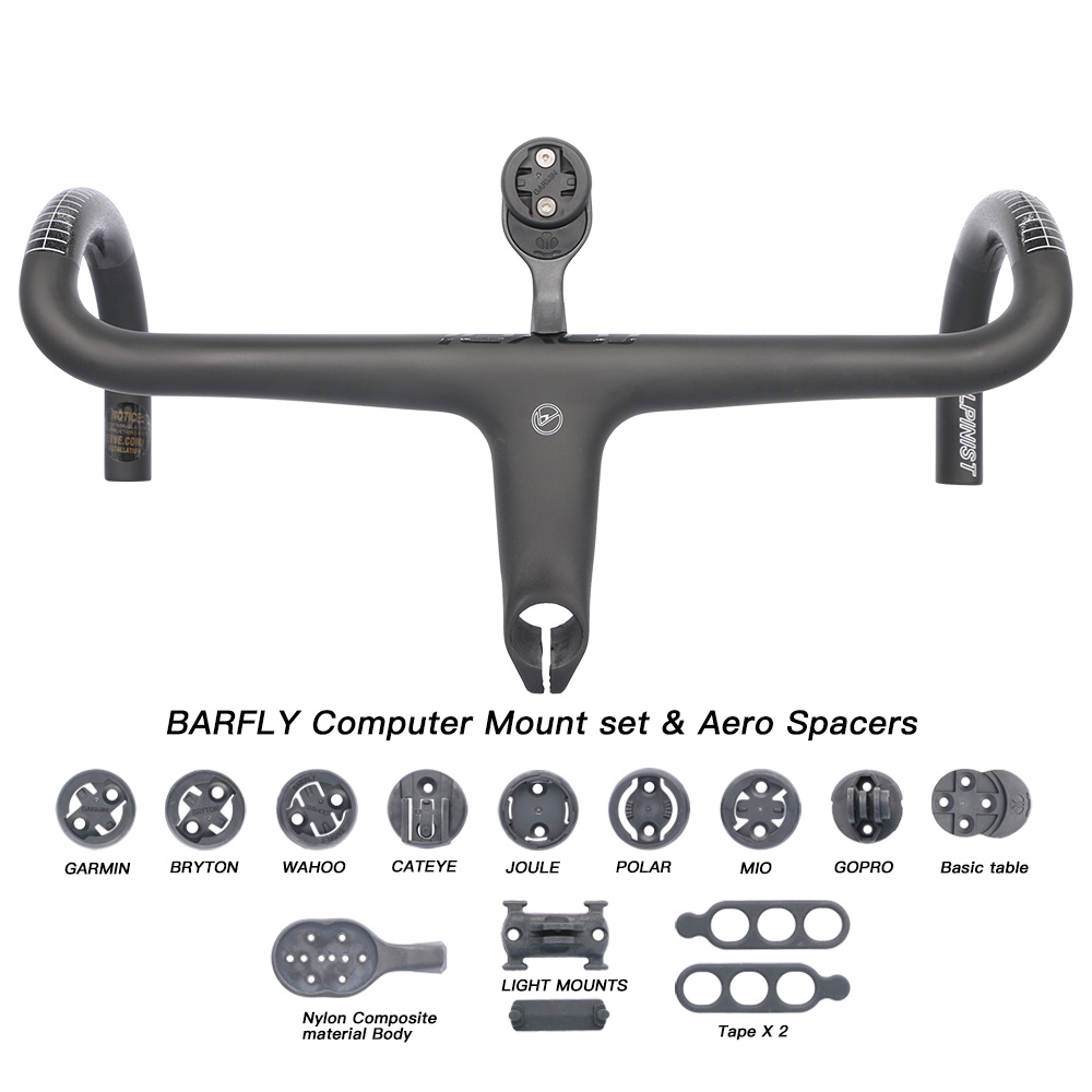 2022 Roval Alpinist Cockpit Carbon Fiber Integrated Handlebar Stem With