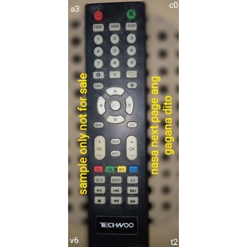 Techwoo Smart Tv Remote 100 Na Gagana Sa Tv Mo Shopee Philippines