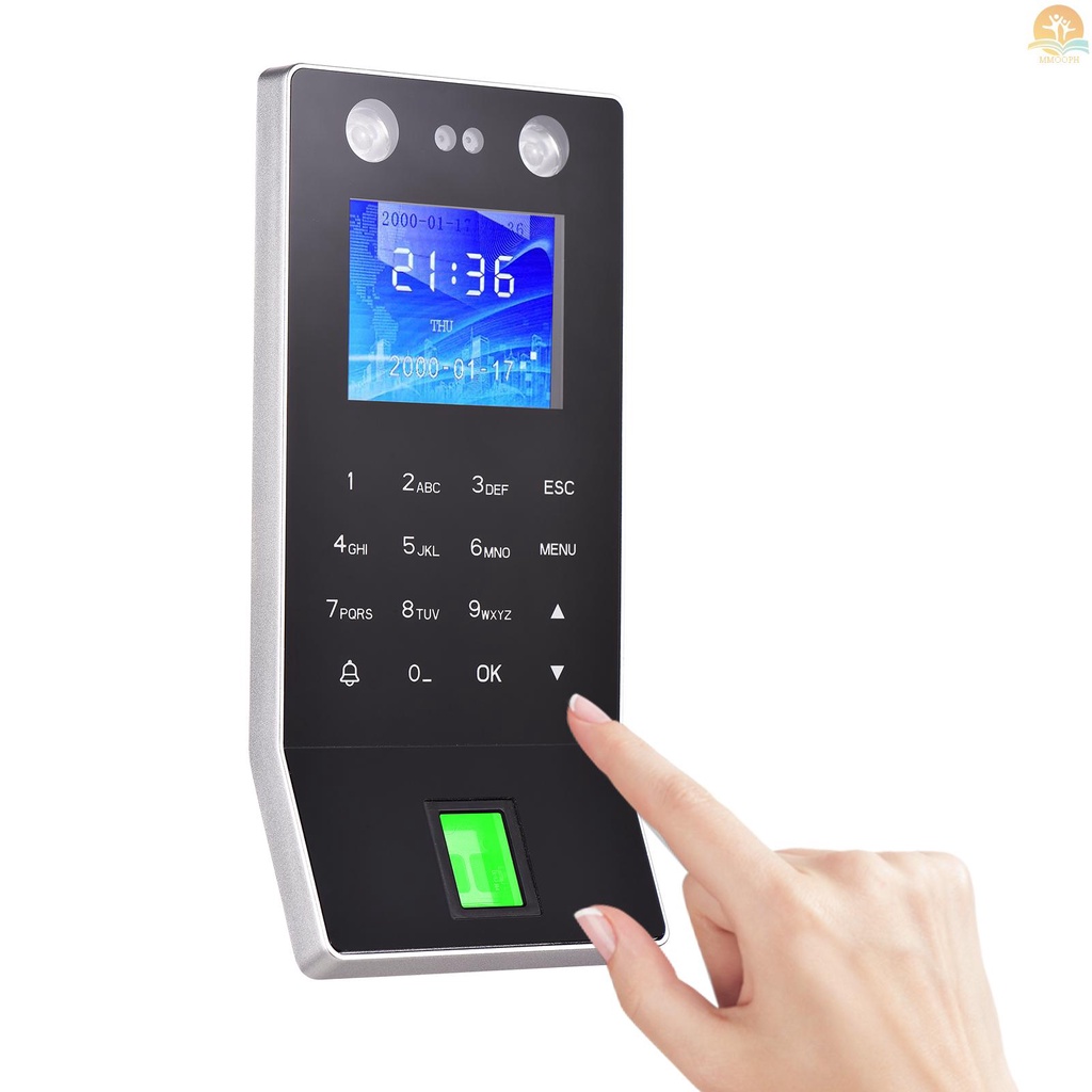 Face Recognition Fingerprint Password Attendance Machine Access Control Time Clock Recorder