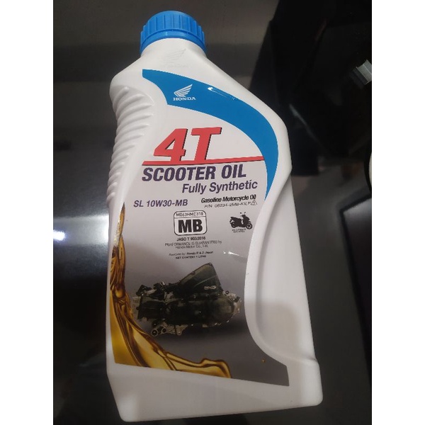 Honda Fully Synthetic Oil T Sl W Mb Fully Synthetic Scooter Oil