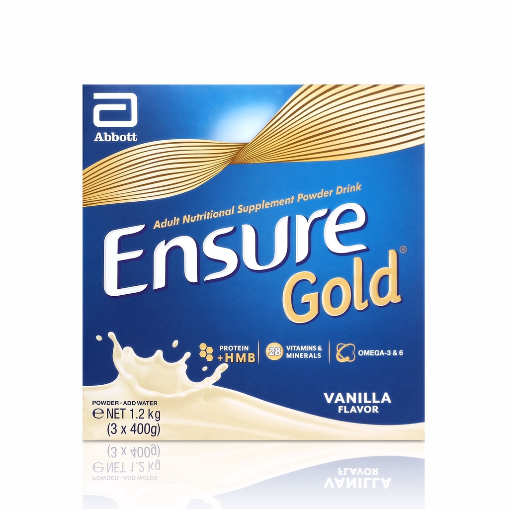 ENSURE Gold HMB Vanilla 1200g 400gx3 Shopee Philippines