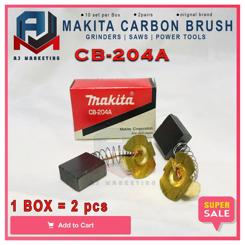 Makita Original Carbon Brush 204 204A CB 204 CB 204A For Grinders