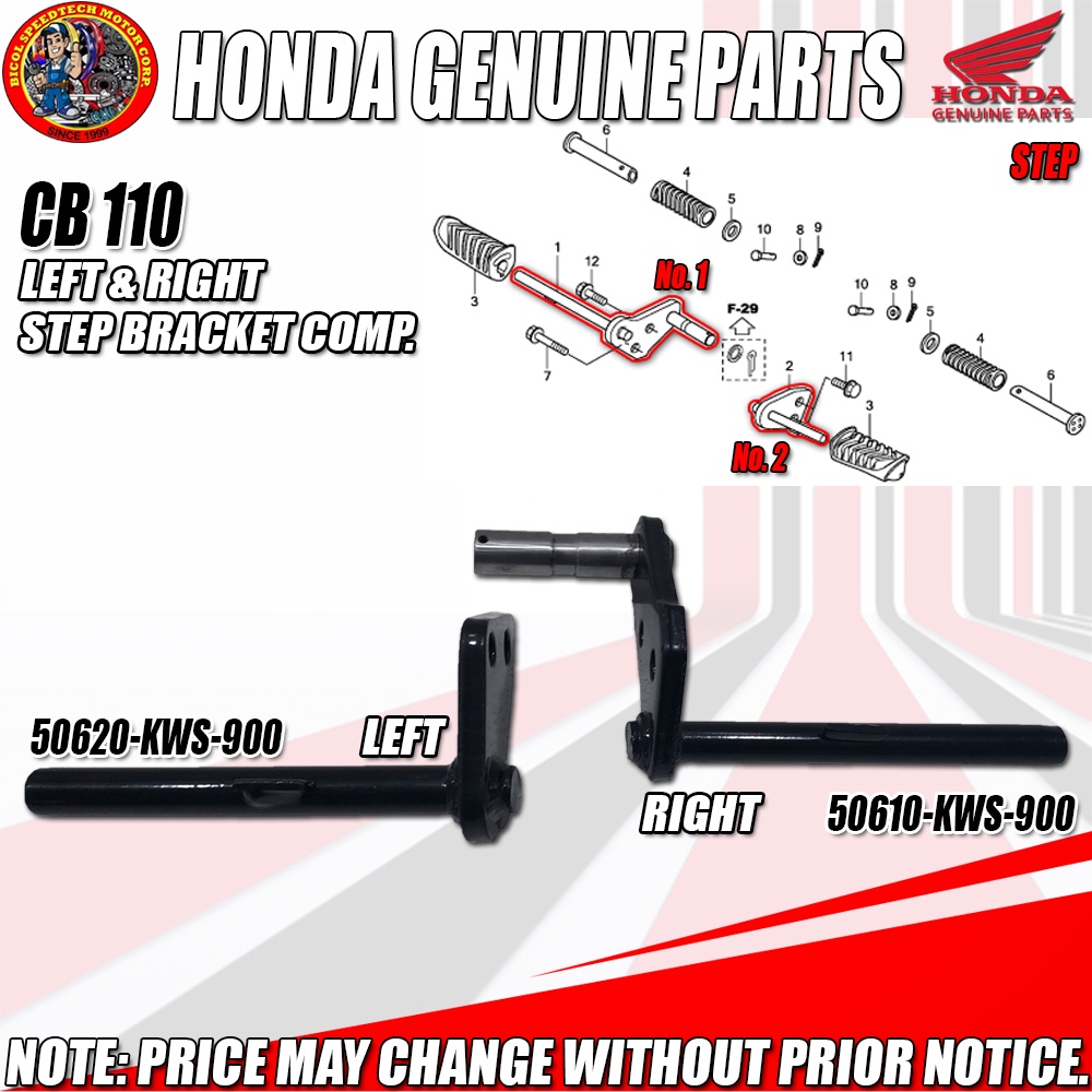 Cb Left Right Step Bracket Comp Hpi Genuine Left Kws