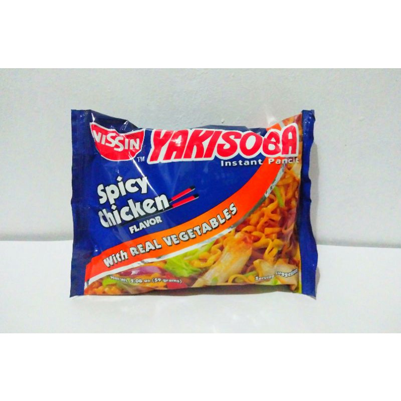 Nissin Yakisoba Instant Pancit Spicy Chicken Flavor Shopee