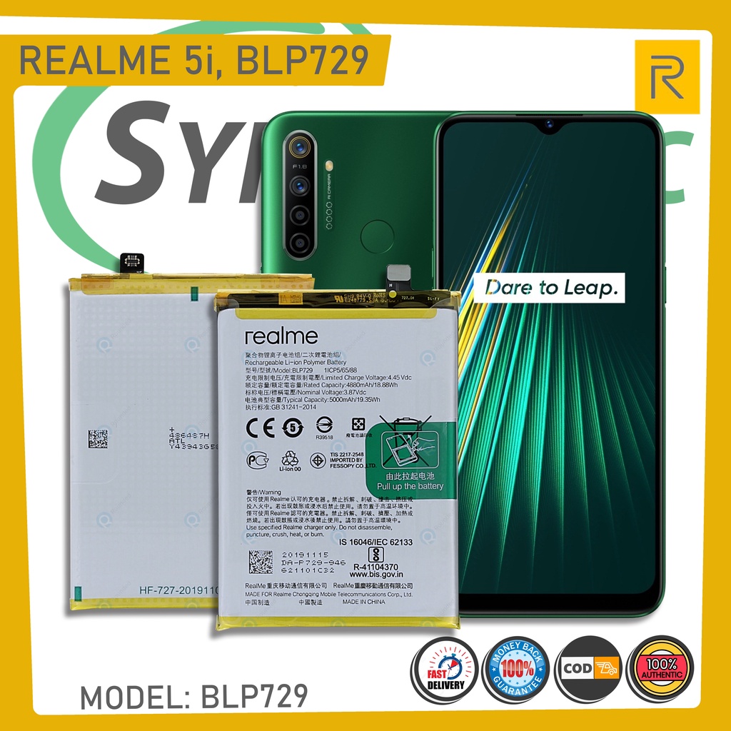 Original Realme I Battery Premium High Quality Model Blp Mah