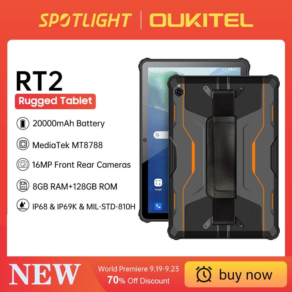 In Stock Oukitel Rt Rugged Tablet Fhd Mah Gb Gb Android