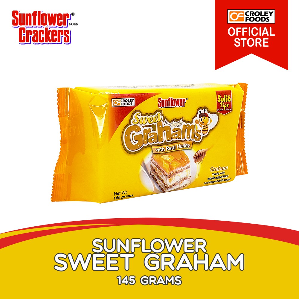 Sunflower Crackers Graham 145g Shopee Philippines