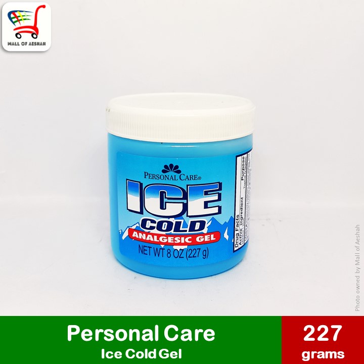 Authentic Personal Care Ice Cold Analgesic Gel Menthol Pain