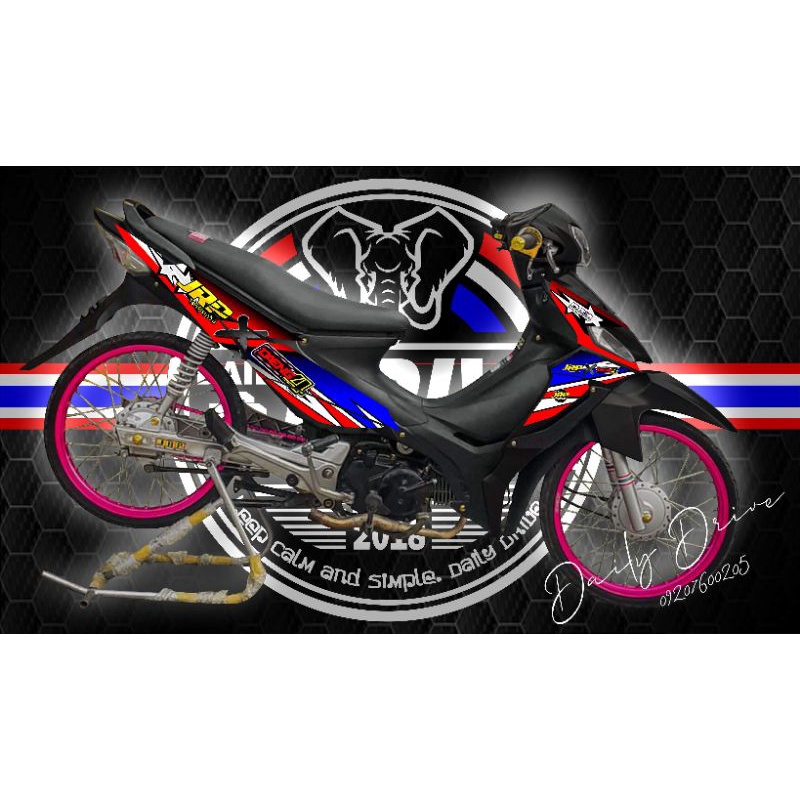 Suzuki Smash Decal Designs Jrp X Daengsai Design Shopee