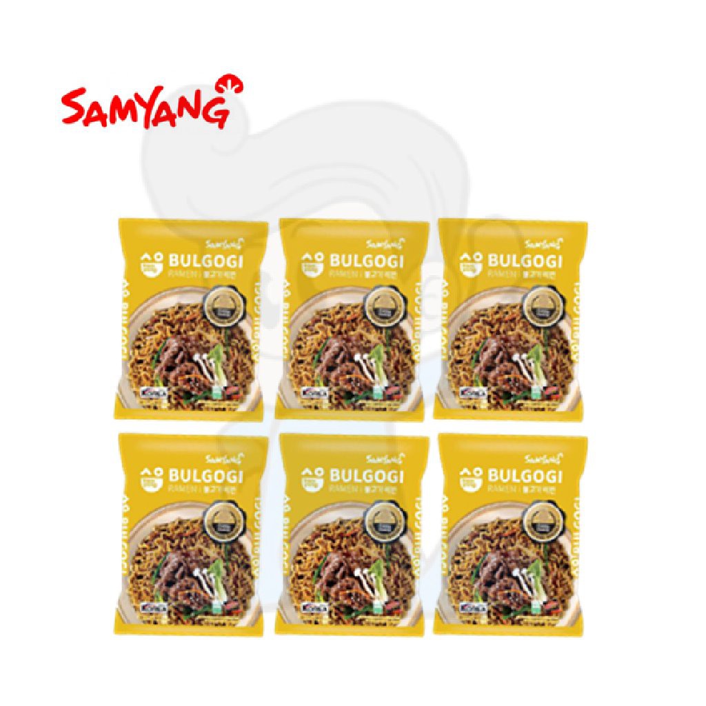 SamYang Bulgogi Ramen 6 X 80 G Shopee Philippines