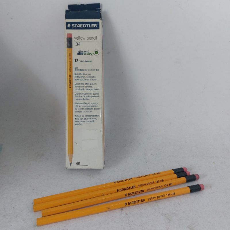 Staedtler Yellow Pencil Hb Shopee Philippines