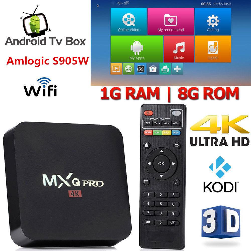 Smart Tv Box MXQ Pro 4K Android Box RK3229 Android 7 1 Wifi Android Tv