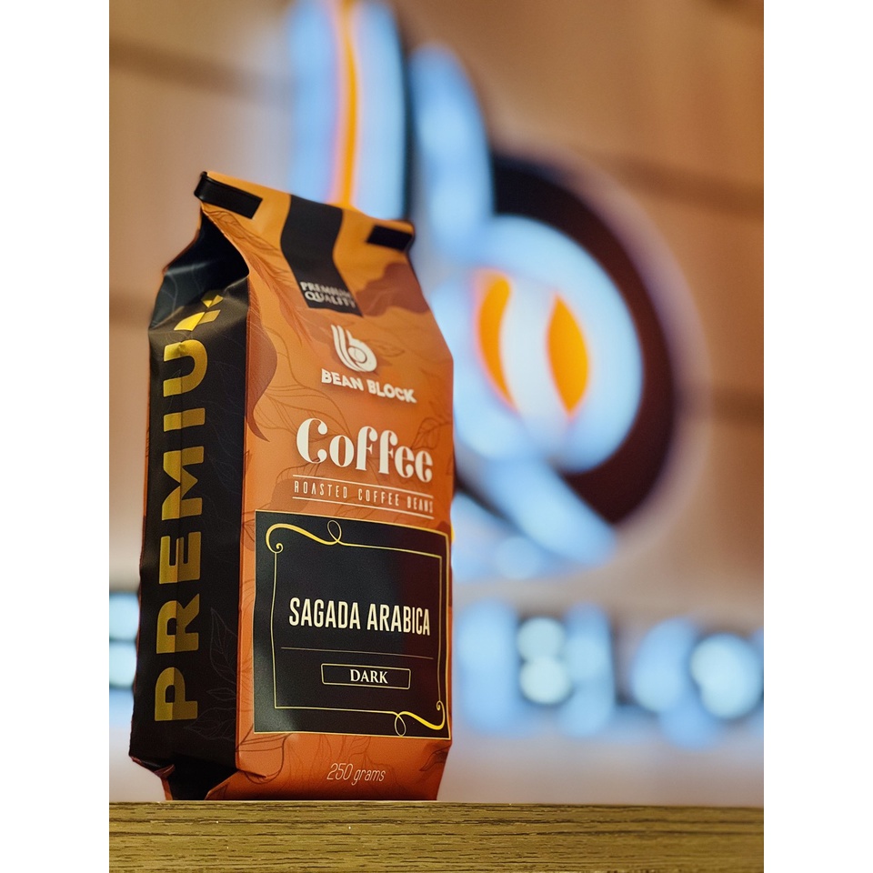 Sagada Arabica Dark Premium Coffee Beans Bean Block Shopee