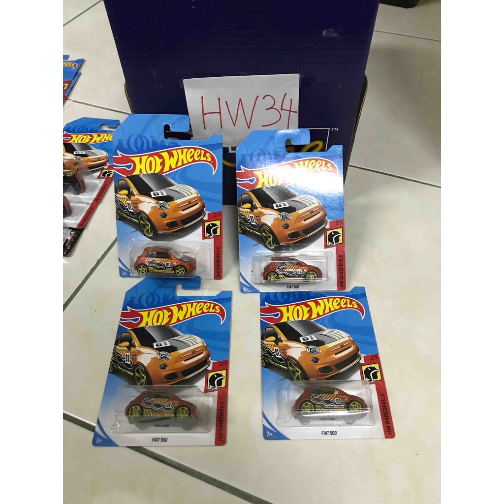 Mattel Hotwheels HW Daredevils Fiat 500 NEW Shopee Philippines