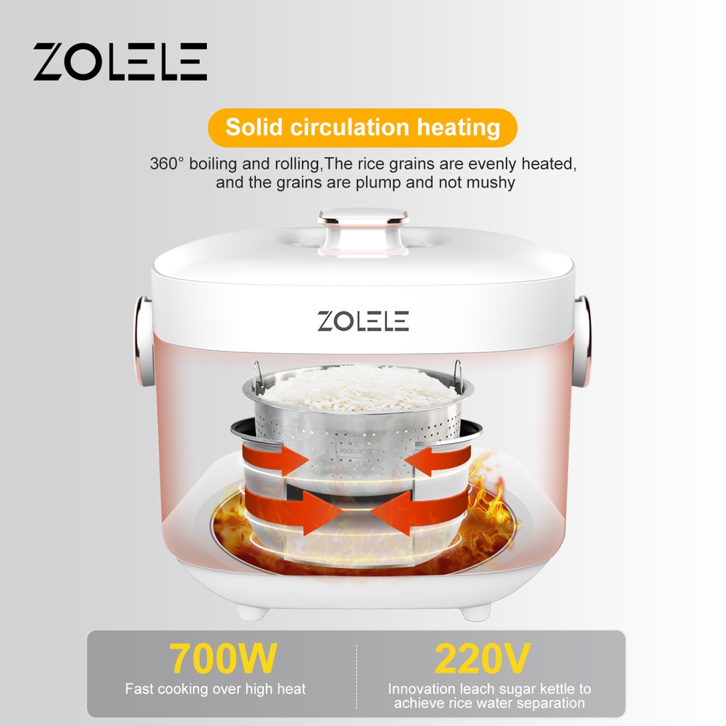 Zolele Zb Low Sugar Rice Cooker Smart Hot Pot Rice Cooker L