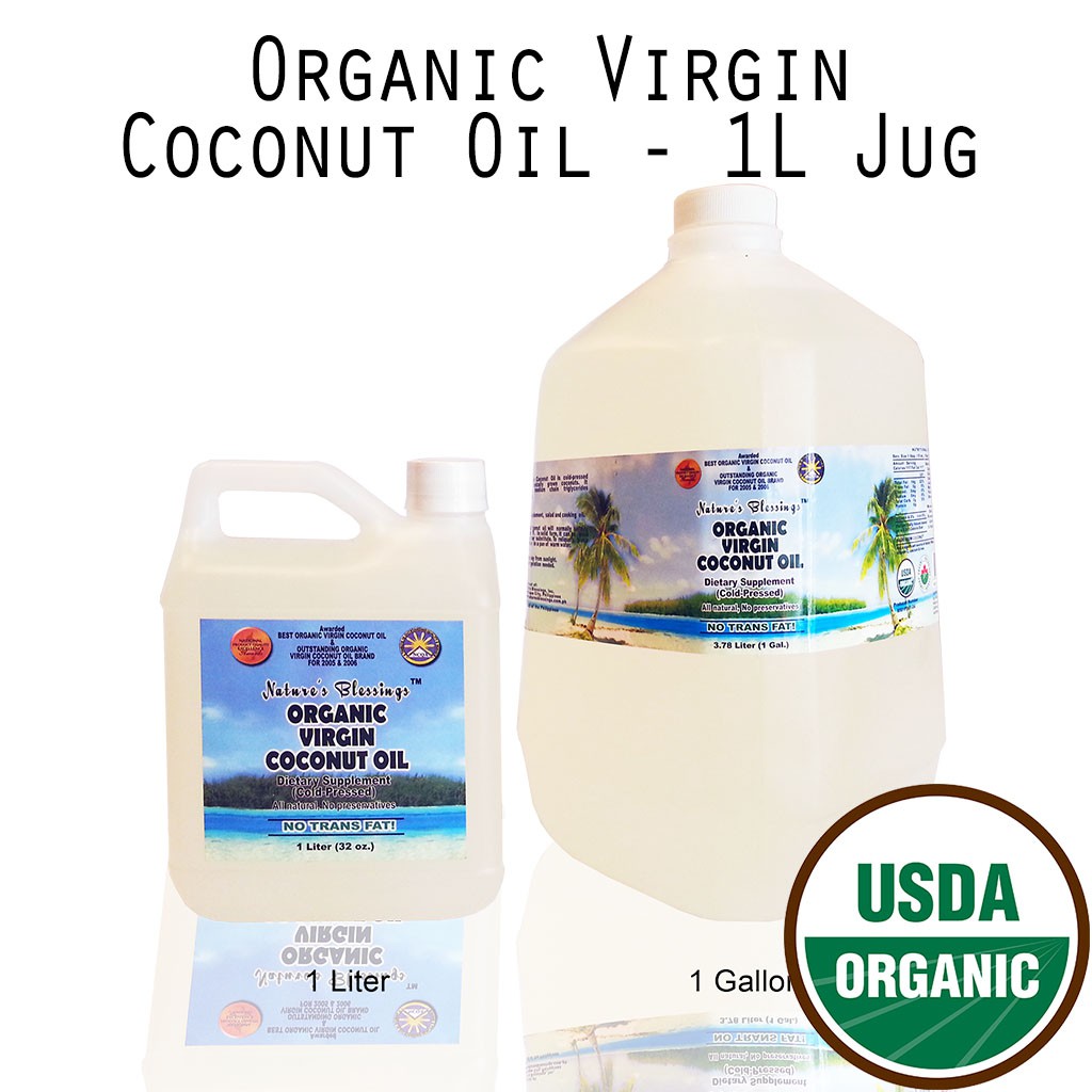 Organic Virgin Coconut Oil Vco Liter Shopee Philippines