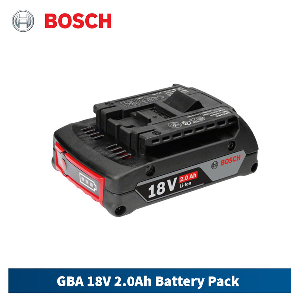 Bosch GBA 18V 18V 2 0 Ah Slide Battery Shopee Philippines