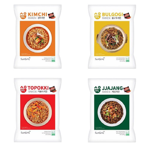 Samyang Ramen Kimchi Bulgogi Jjajang Topokki Instant Noodles G