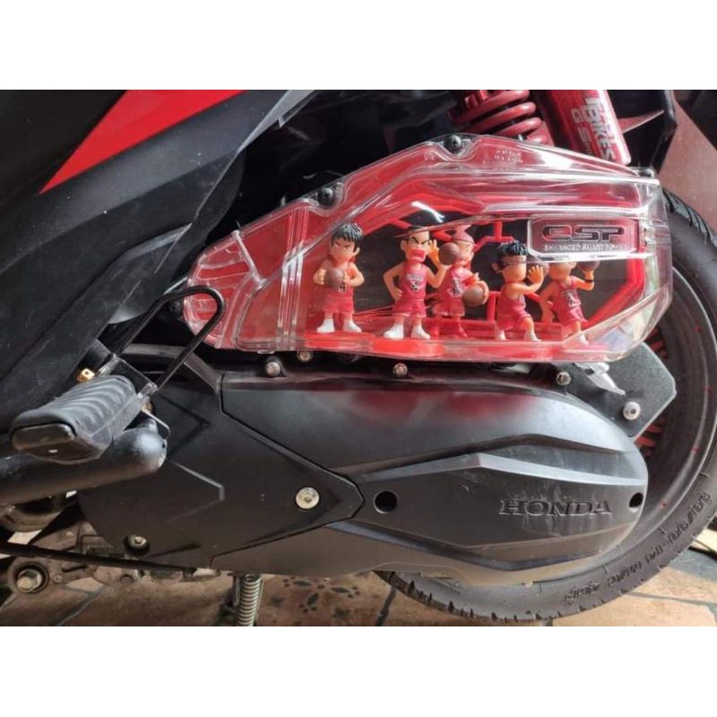 Transparent Air Filter With Washable Filter For All Version Honda Click