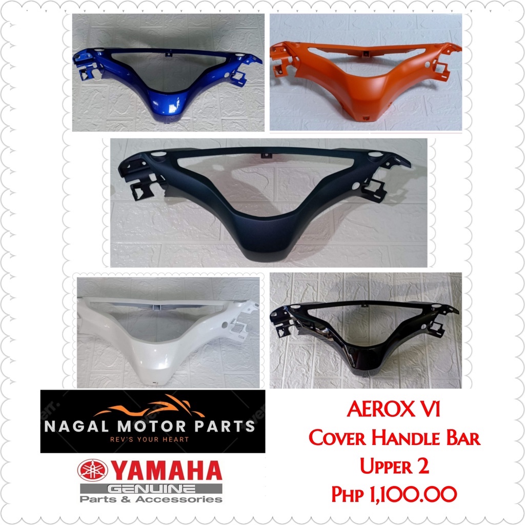 Cover Handle Bar Upper For Aerox V Yamaha Genuine Parts Shopee