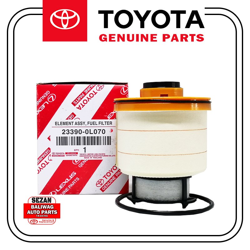 ORIGINAL TOYOTA FUEL FILTER ELEMENT FORTUNER INNOVA HILUX 1KD 2KD 2015