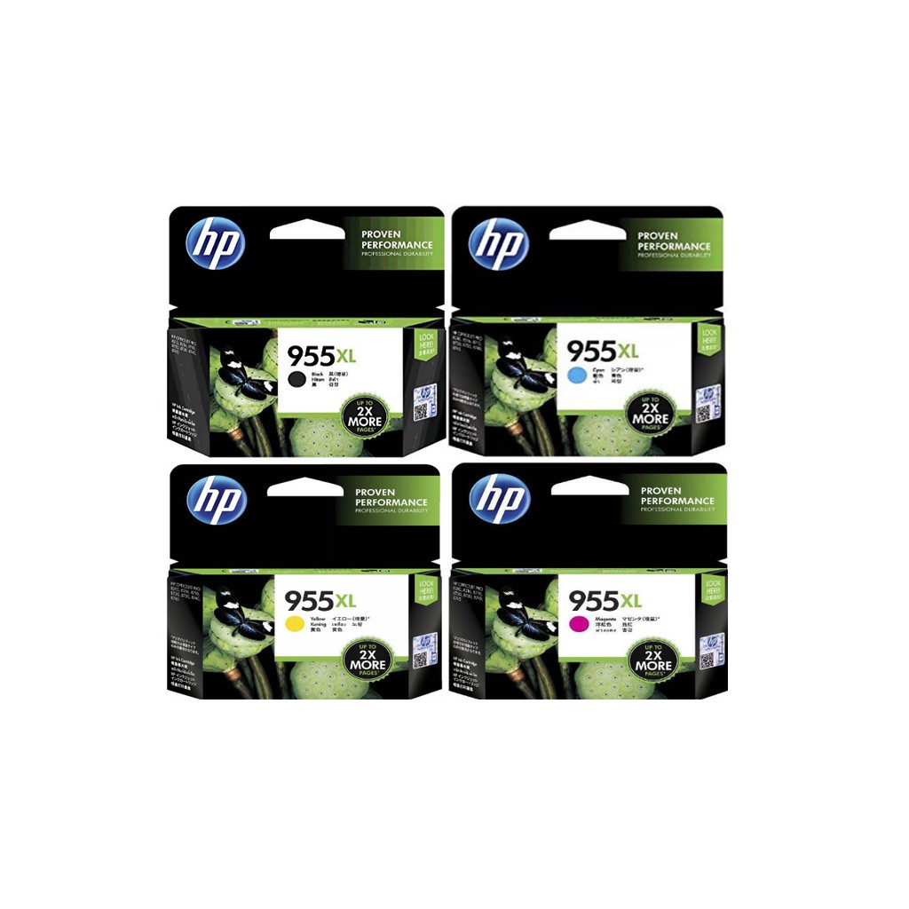 Hp Xl Black Cyan Yellow Magenta Original Ink Cartridge Set Of