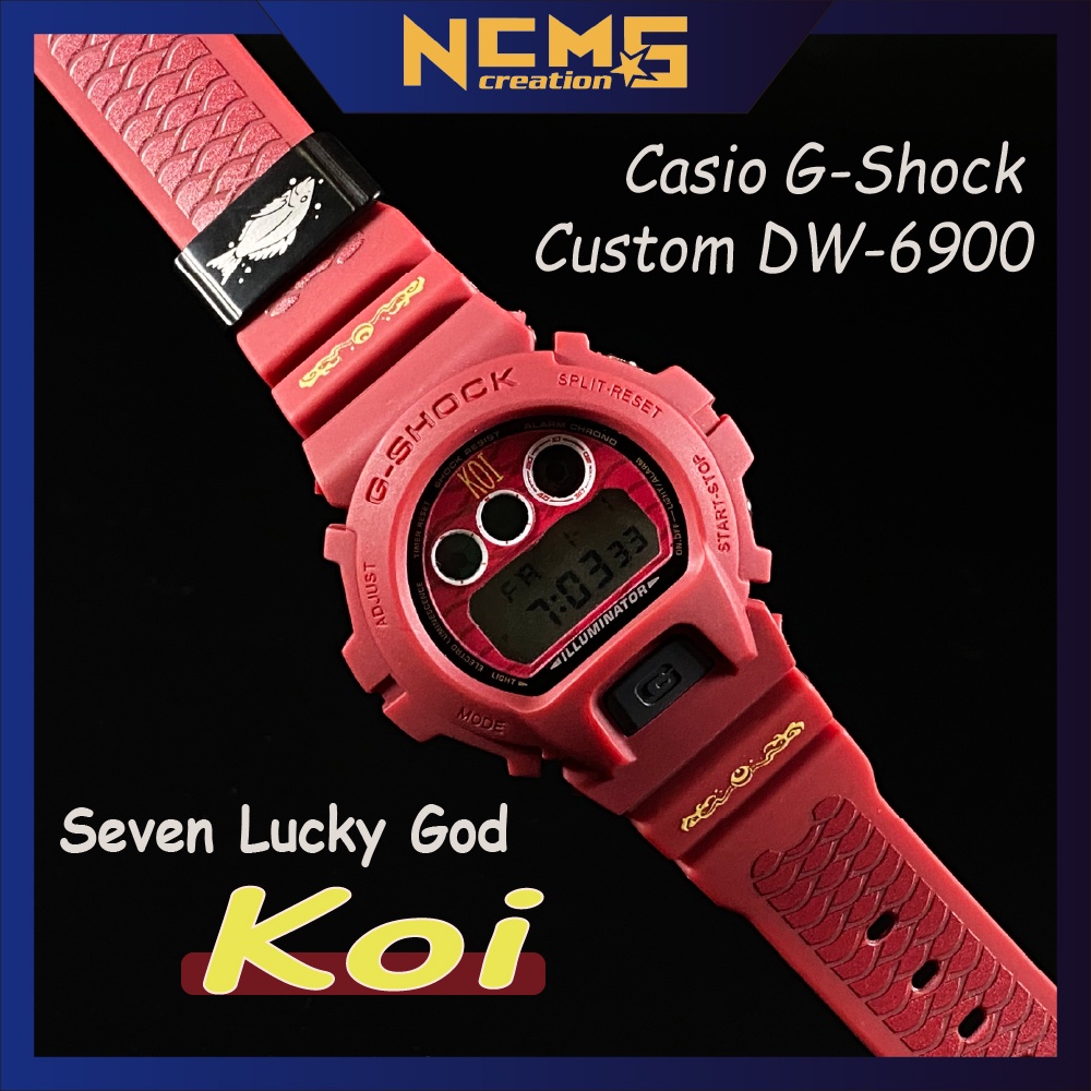 NCMS Bnb DW6900 Tali Jam G Shock DW6900 G Shock Strap Solid Seven