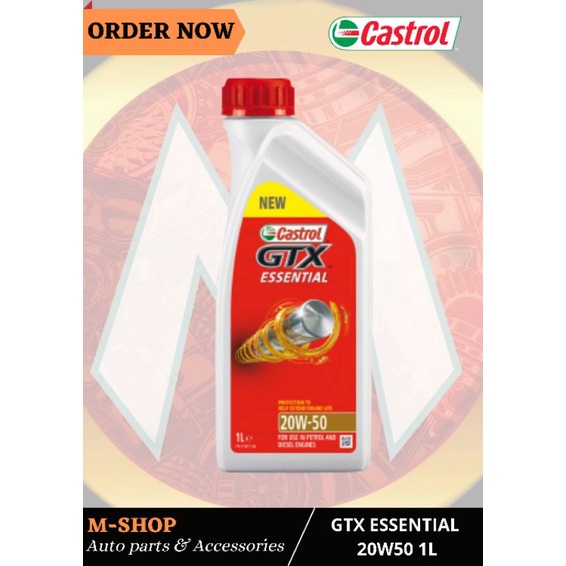 CASTROL GTX ESSENTIAL 20W50 Shopee Philippines