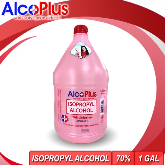 Alcoplus Red Isopropyl Alcohol Gallon Shopee Philippines