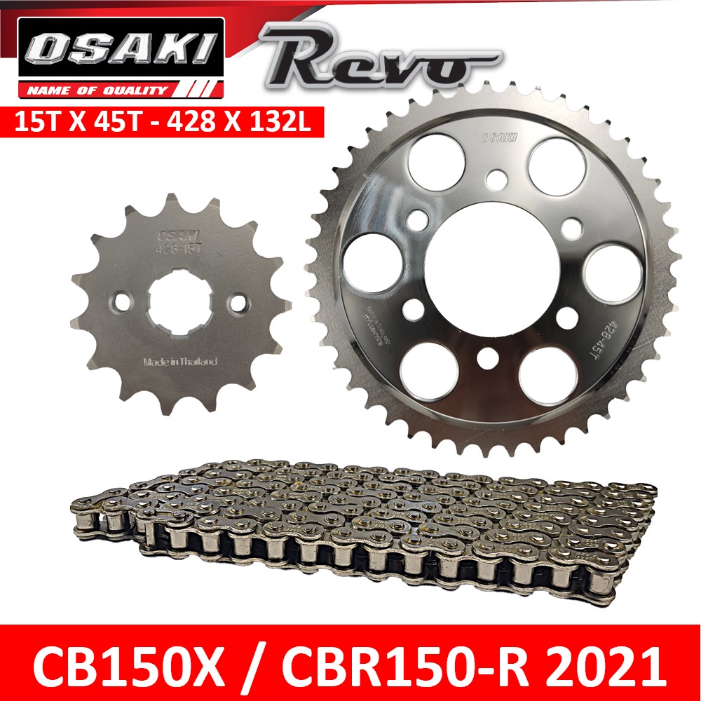 Honda Cb X Cbr R New Model Osaki Revo Chain Sprocket Set Made