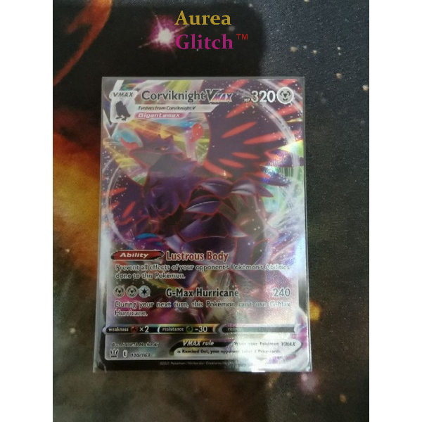 Pokemon Tcg Corviknight Vmax Battle Styles Nm Shopee Philippines