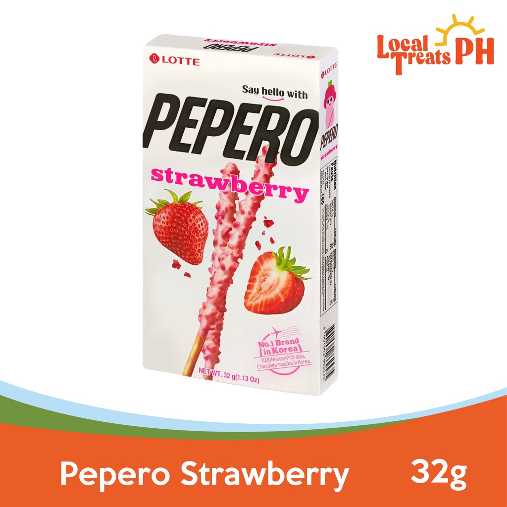 Pepero Strawberry 32g Lotte Shopee Philippines