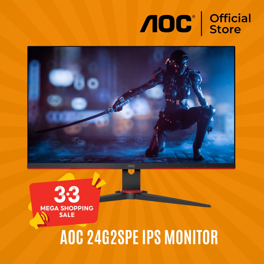 Aoc G Spe Fhd Led Ips Gaming Monitor Ms Hz Wlmnt Vga