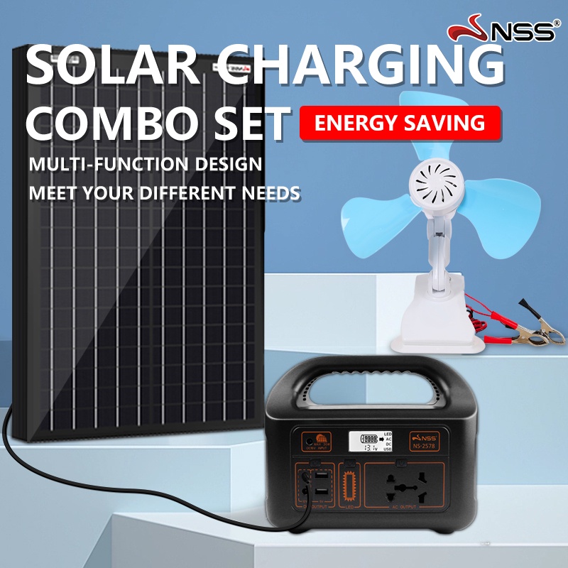 NSS 220V 150W Power Station Portable 12000mAh Large Capacity Solar