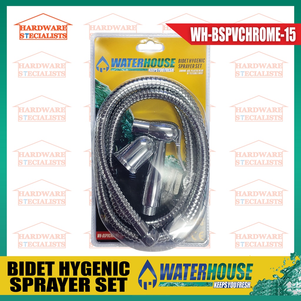 Waterhouse Bidet Hygenic Sprayer Set Chrome Abs Plastic Head W