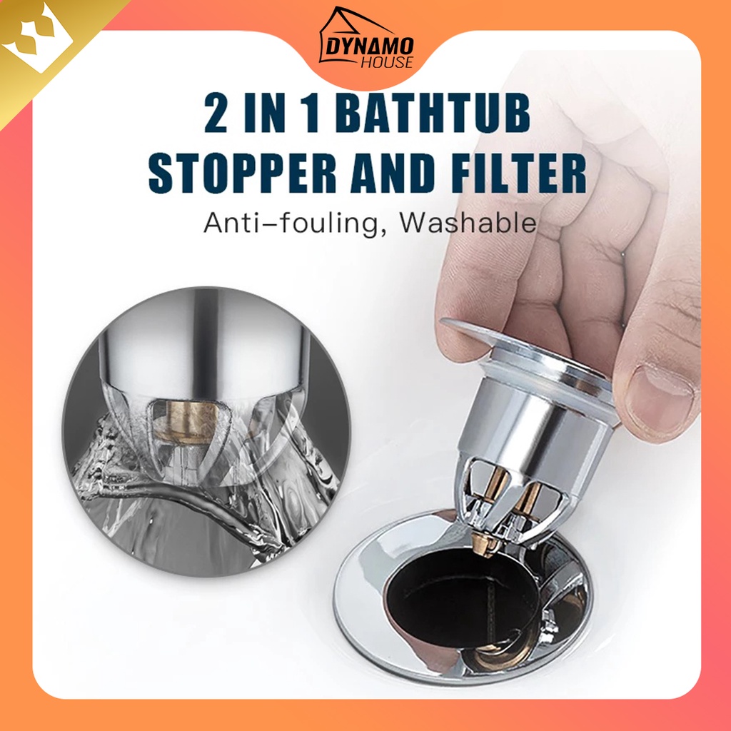 In Bathtub Stopper And Filter Universal Washbasin Water Head