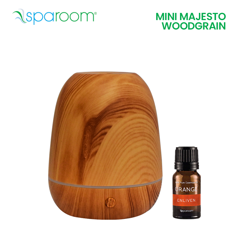 Sparoom Mini Majesto Wood Grain Set Ultrasonic Diffusing Mist Shopee