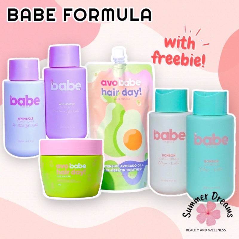 Babe Formula BonBon Avo Babe Hair Masque Blossom Nectar Shampoo Bonbon